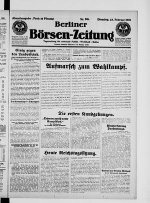 Berliner Börsen-Zeitung vom 23.02.1932