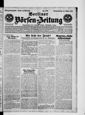 Berliner Börsen-Zeitung vom 10.03.1932