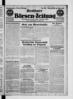 Berliner Börsen-Zeitung vom 10.03.1932