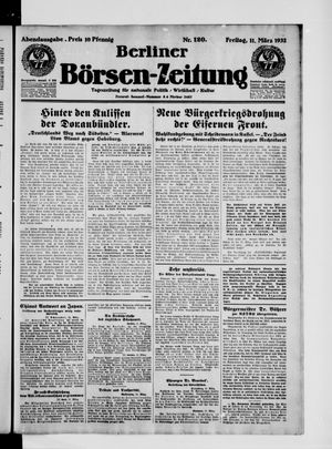 Berliner Börsen-Zeitung vom 11.03.1932