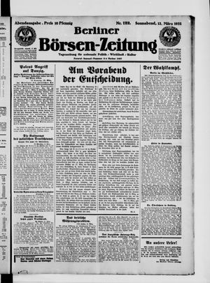 Berliner Börsen-Zeitung vom 12.03.1932