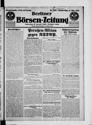 Berliner Börsen-Zeitung vom 17.03.1932