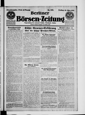 Berliner Börsen-Zeitung vom 18.03.1932