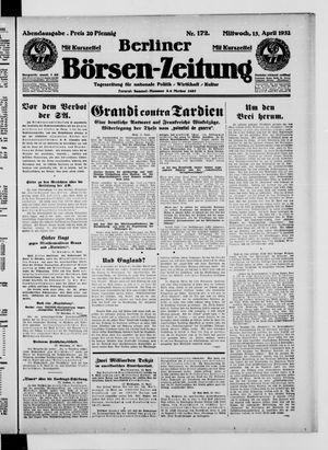 Berliner Börsen-Zeitung vom 13.04.1932