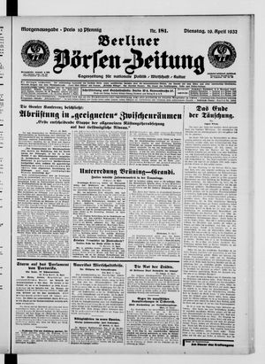 Berliner Börsen-Zeitung vom 19.04.1932