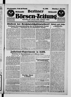 Berliner Börsen-Zeitung vom 03.05.1932