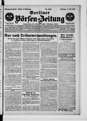 Berliner Börsen-Zeitung vom 08.07.1932