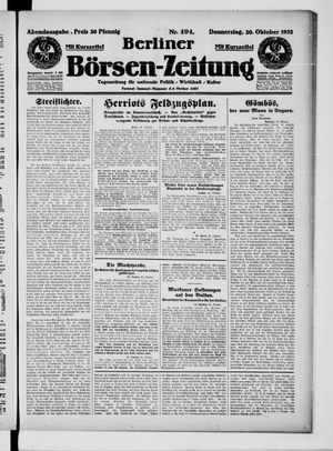 Berliner Börsen-Zeitung vom 20.10.1932