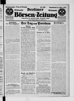 Berliner Börsen-Zeitung vom 18.03.1933
