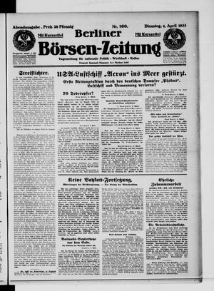 Berliner Börsen-Zeitung vom 04.04.1933