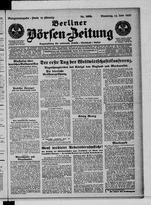 Berliner Börsen-Zeitung vom 13.06.1933