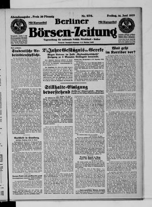 Berliner Börsen-Zeitung vom 16.06.1933