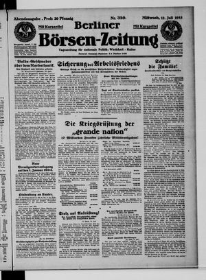Berliner Börsen-Zeitung vom 12.07.1933