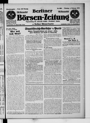 Berliner Börsen-Zeitung vom 05.02.1934