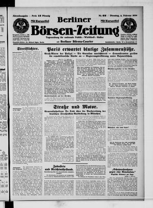 Berliner Börsen-Zeitung vom 06.02.1934