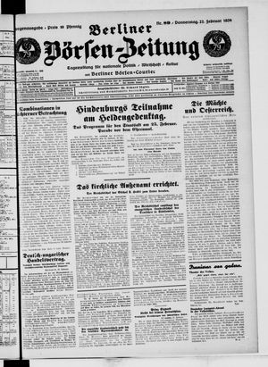 Berliner Börsen-Zeitung vom 22.02.1934