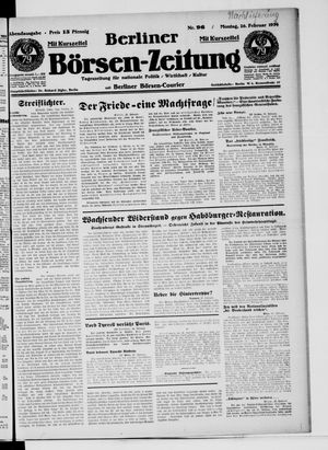 Berliner Börsen-Zeitung vom 26.02.1934