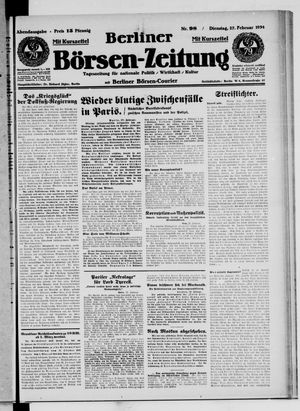 Berliner Börsen-Zeitung vom 27.02.1934