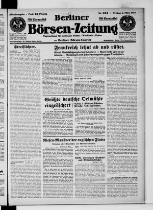 Berliner Börsen-Zeitung vom 02.03.1934