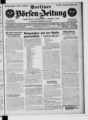 Berliner Börsen-Zeitung vom 30.03.1934