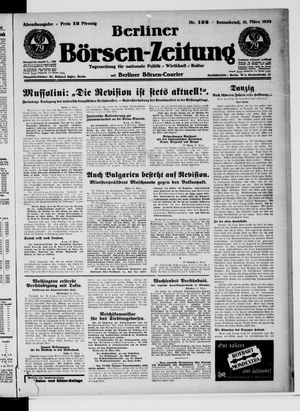 Berliner Börsen-Zeitung vom 31.03.1934