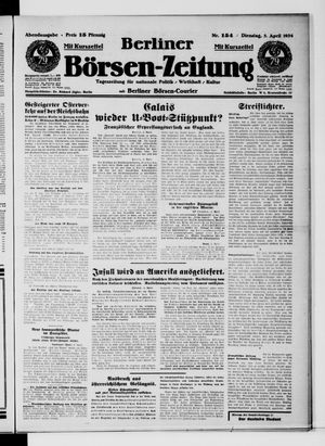 Berliner Börsen-Zeitung vom 03.04.1934