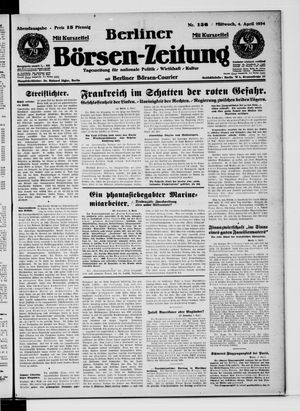 Berliner Börsen-Zeitung vom 04.04.1934