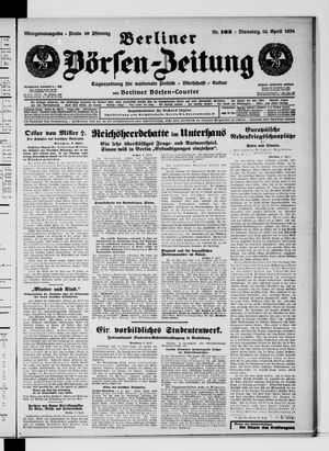 Berliner Börsen-Zeitung vom 10.04.1934