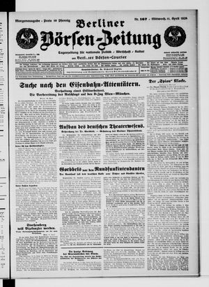 Berliner Börsen-Zeitung vom 11.04.1934