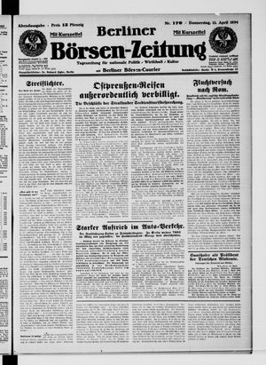 Berliner Börsen-Zeitung vom 12.04.1934
