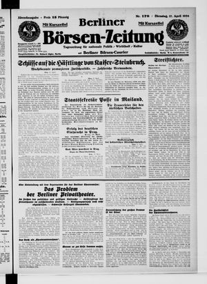 Berliner Börsen-Zeitung vom 17.04.1934