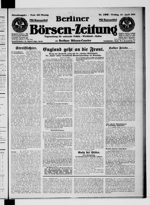 Berliner Börsen-Zeitung vom 27.04.1934