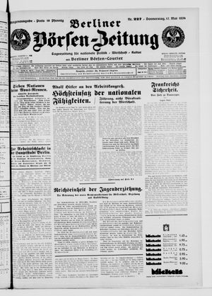 Berliner Börsen-Zeitung vom 17.05.1934