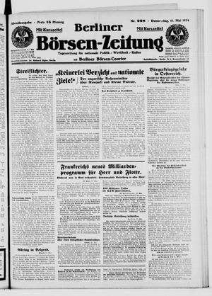 Berliner Börsen-Zeitung vom 17.05.1934