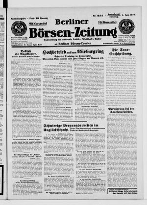 Berliner Börsen-Zeitung vom 02.06.1934