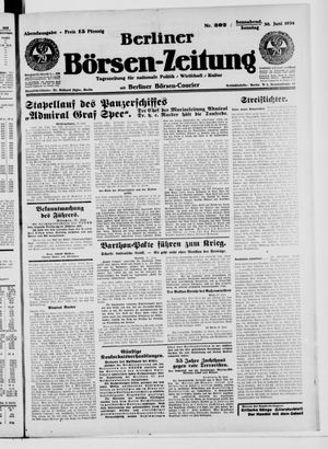 Berliner Börsen-Zeitung vom 30.06.1934