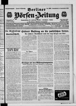 Berliner Börsen-Zeitung vom 08.09.1934