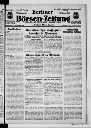 Berliner Börsen-Zeitung vom 08.09.1934