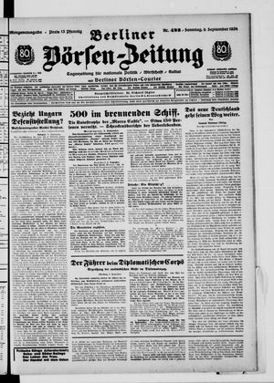 Berliner Börsen-Zeitung vom 09.09.1934