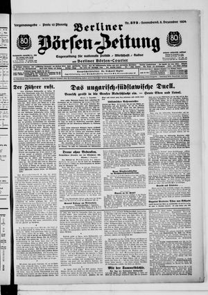 Berliner Börsen-Zeitung on Dec 8, 1934