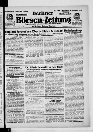 Berliner Börsen-Zeitung on Dec 8, 1934