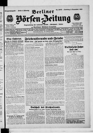 Berliner Börsen-Zeitung vom 09.12.1934