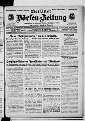 Berliner Börsen-Zeitung vom 15.12.1934