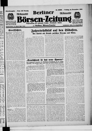 Berliner Börsen-Zeitung vom 28.12.1934