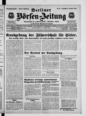 Berliner Börsen-Zeitung vom 04.01.1935