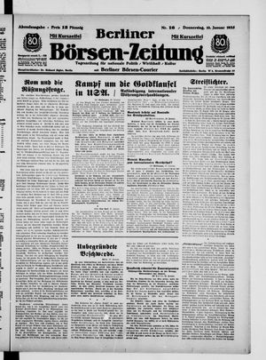 Berliner Börsen-Zeitung vom 10.01.1935