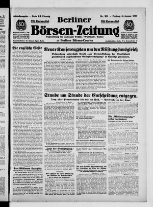 Berliner Börsen-Zeitung vom 11.01.1935