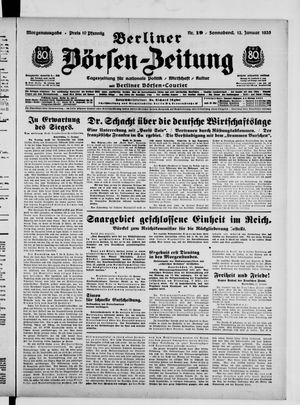 Berliner Börsen-Zeitung vom 12.01.1935