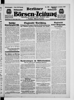 Berliner Börsen-Zeitung vom 12.01.1935