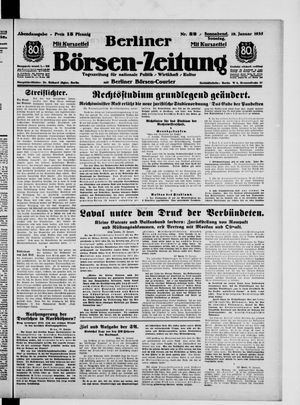 Berliner Börsen-Zeitung vom 19.01.1935